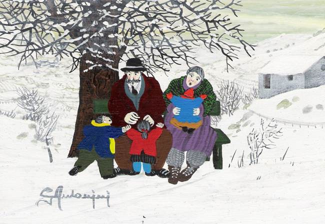 Immagine che contiene inverno, aria aperta, neve, albero